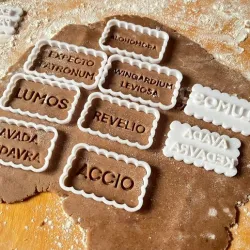 Harry Potter Spells Hogwarts Legacy Cookie Cutter 28pc