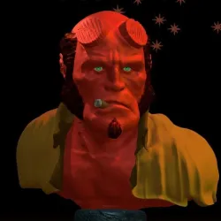 Hellboy bust