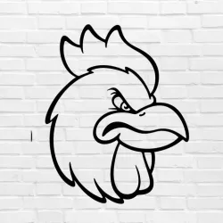 Hen wall decoration