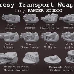 Heresy Transport Weapon Turrets