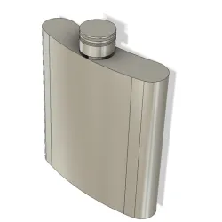 Hip Flask, Flask, Alcohol Flask 3D Model