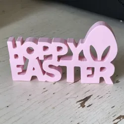 Hoppy Easter standing text sign