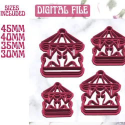 Horse Carousel 3d STL Files For Polymer Clay Cutters