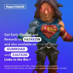 Huper3D - Superman Death Metal