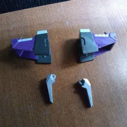 IDW Galvatron Shoulder and Hip Upgrades