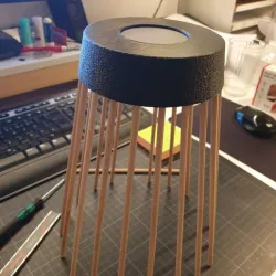 IKEA SOLVINDEN solar lamp - 3D-printed lampshade for garden & balcony
