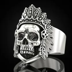 Indian Skull ring
