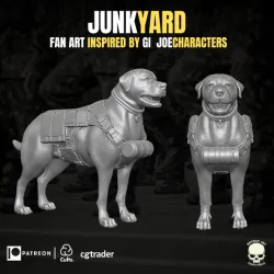 Junkyard Dog 3D printable Files for Action Figures