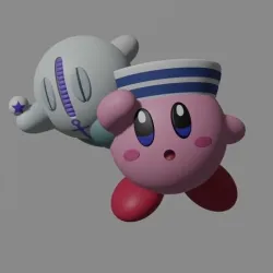 Kirby as Josuke
