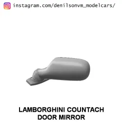 LAMBORGHINI COUNTACH 5000QV DOOR MIRROR