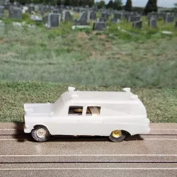 Late 50's Dodge Ambulance for TJet Slot Car Chassis