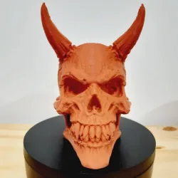 Matte Devil Skull