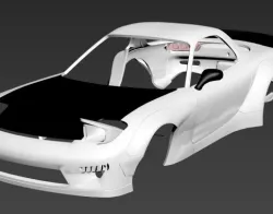 Mazda Rx7  1/10scale