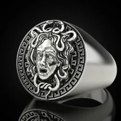 Medusa Gorgon Ring