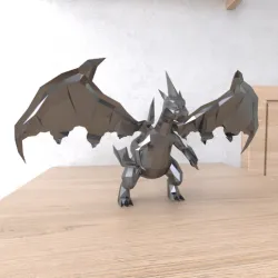 MEga Charizard Lowpoly