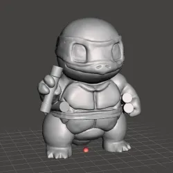 Michelangelo squirtle