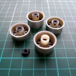 Mini-Z Autoscale to AWD/Mini Q K969 wheel adaptor