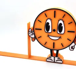 Miss Minutes and TVA logo Book Stands