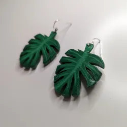 Monstera Earrings