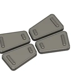 Mounting/Drilling template Fomi clip  and flush mount