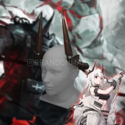 Mudrock Horns for Cosplay - Arknights