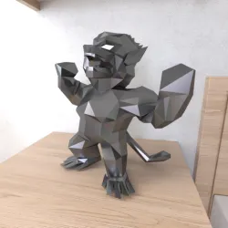 Ozaru Chibi Lowpoly