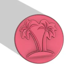 Palm trees Stl File