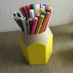 PEN CUPS FOR COLORED, COLORED AND LEAD PENCILS