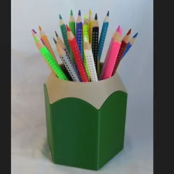 PEN CUPS FOR COLORED, COLORED AND LEAD PENCILS
