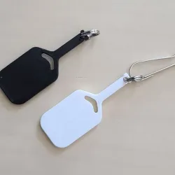 Pickleball Paddle (Blade Shape with Open Throat) Keychain