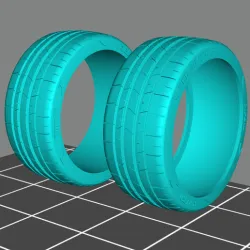 Pirelli P Zero 1/24 Tires