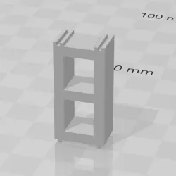 plug-in miniature construction brick