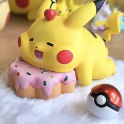 POKEMON CHONKIEST ,FAT AND CUTEST PIKACHU WITH CHERRY AND CAKE