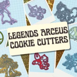 Pokemon Legends Arceus Cookie Cutter Set