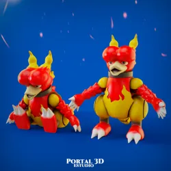 POKÉMON MAGMAR ARTICULATED/ flexy