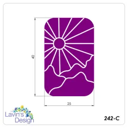 POLYMER CLAY CUTTER / BOHO / UNIQUE SHAPE / LED242-C
