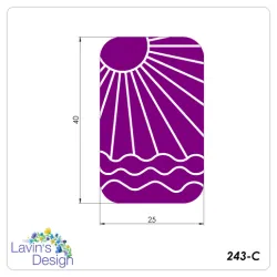 POLYMER CLAY CUTTER / BOHO / UNIQUE SHAPE / LED243-C