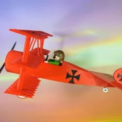 RED BARON AIRPLANE / ACCESSORIES FOR PLAYMOBIL