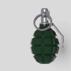 replica of the F-1 and RGD-5 hand grenade.