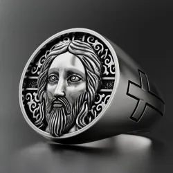 Ring with Jesus
