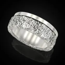 Ring with texture
