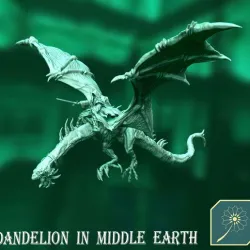 Ring Wraith on Flying Serpent (Flying Pose)