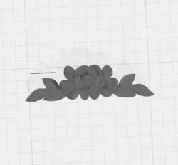 Roses 3d stl, flower