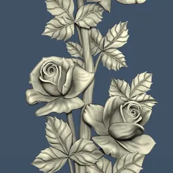 Roses stl 3d