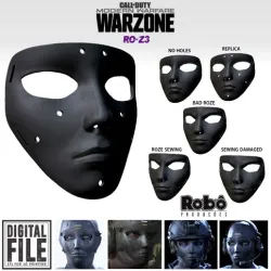 Roze Operator Mask - Call of Duty - Modern Warfare - WARZONE - STL model 3D print file