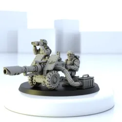Scifi Desert Troopers Heavy Weapon Squad - 40000 and OPR Compatible