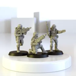 Scifi Desert Troopers Infantry Squad - 40000 and OPR Compatible