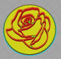 Sello de Rosa / Rose stamp