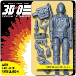 Semi-Classified B.A.T.S // GI Joe //O-Ring Figure