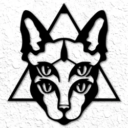 siamese twins cats wall art egyptian cats wall decor